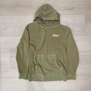 Men's Khaki and Green Hoodie